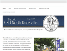 Tablet Screenshot of oldnorthknoxville.org